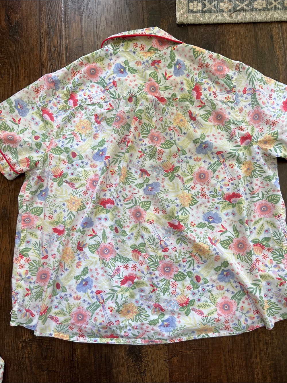 Rare Lands’ End Women’s Poplin Short Sleeve PJ set - Picture 7 of 12